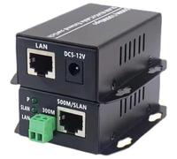 Geroosaty Convertidor Ethernet sobre par trenzado, extensor Ethernet sobre línea trenzada, amplificador de red LAN RJ45