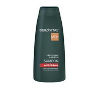 Gerovital Men Champú Anticaída Hombre con Procapil y Apigenina, Fortificante para Cabello Débil, Ayuda a Reducir la Caída, Uso Diario, 400 ml
