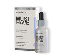 Gerovital Must Have - Suero Facial Hidratante con 10% Niacinamida y 1% Gluconato de Zinc | Reduce Imperfecciones, Poros y Signos de Acné, Piel Luminosa e Hidratada, 30 ml