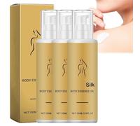 GeRRiT Aceite de Esencia Corporal de Seda Aceite Corporal hidratante Reafirmante Loción Corporal Antiarrugas Aceite Corporal Lifting de colágeno Reduce Las líneas Finas Piel Suave para Toda la Piel