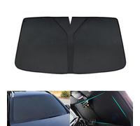 GeRRiT Apto para Nissan Juke F16 2020-2024, Parasol para Parabrisas de automóvil, Parabrisas Delantero de Sombra de automóvil, Parasol de Parabrisas Negro, Accesorios para automóviles