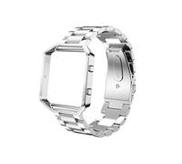 GerRit Banda de reloj de acero inoxidable de reemplazo con trama de estuche compatible con accesorios de banda de vigilancia Blaze Classic(Silver)