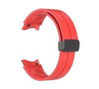 GerRit Bandas de silicona compatibles con Galaxy Watch 5 Pro Band 45 mm/Galaxy Watch 4/5/6 Bands 40 mm 44 mm, Galaxy Watch 6 Classic(Red,Galaxy watch 5 40mm)
