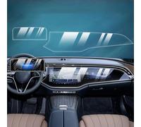 Gerrit Consola central de navegación del automóvil Película protectora Pantalla LCD Película de TPU Protector de pantalla Antiarañazos Refit, para Mercedes Clase E 300 2024