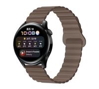 GerRit Correa de Bucle magnético de Silicona de 20 mm y 22 mm Compatible con Galaxy Watch 6/4/5 pro/3/active 2 / Watch GT 2e 3 Band(Chocolate,22mm Watch Band)