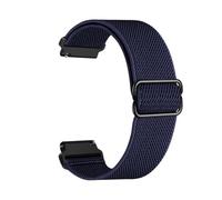 GerRit Correa de nailon de 20 mm y 22 mm compatible con GTR 42 47 mm/GTR3 Pro/GTS/2e/3/4/2/GTS2 mini Pulsera compatible con Bip S/U/3/5/Stratos 2 2S Band(Navy Blue,22mm)