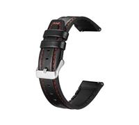 GerRit Correa de reloj de 22 mm y 20 mm compatible con Galaxy Watch 4, 3, Classic, 5, Pro Active 2, 40 mm y 44 mm/Gear S3, correa for Galaxy Watch de 42 mm y 46 mm(Black resi,20mm)