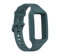 GerRit Correa de silicona Compatible con Band 9/8/7/6, correa de pulsera for reloj inteligente con funda, pulsera deportiva(Blue green)