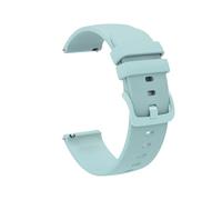 GerRit Correa de silicona de 20 mm y 22 mm compatible con Watch X1 C3 C2 A1 A2 Lite2, pulsera de reloj inteligente compatible con pulseras Color Air Lite(Light green,20mm)