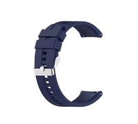 GerRit Correa de silicona de 20mm y 22mm Compatible con Galaxy Watch Active 2 Active 3 Gear S2, correa de reloj for hombre, Compatible con Bip(Blue 2,20mm)