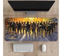 GeRRiT CSGO - Alfombrilla de mouse de superficie lisa, base de goma antideslizante, alfombrilla de mouse para juegos para computadora, impermeable, para oficina en casa, XXL (cs5)