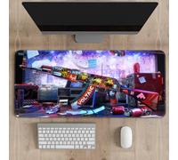 GeRRiT CSGO - Alfombrilla de mouse de superficie lisa, base de goma antideslizante, alfombrilla de mouse para juegos para computadora, impermeable, para oficina en casa, XXL (cs1)