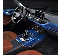 Gerrit Etiqueta engomada antiarañazos del panel de engranajes transparente de la película protectora de TPU del interior del automóvil, para Audi A6 A7 C7 2012-2018