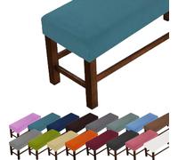 GeRRiT Funda de asiento grande de lujo, rectangular, a prueba de arañazos, para proteger la silla, funda a prueba de polvo para dormitorio, sala de estar, cocina (verde oscuro, tamaño XS: L: 60-85 cm,