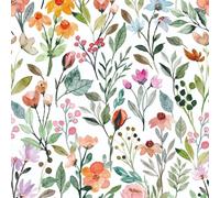 GeRRiT Papel tapiz floral de 17.3 x 118 pulgadas, papel tapiz texturizado bohemio para dormitorio, baño, apto para inquilinos, impermeable, acuarela rosa, moderno, para armario de cocina