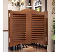 GeRRiT Puerta Batiente De Puerta De Cafetería, Puerta Batiente De Apertura Y Cierre De 180°, para Salón, Cocina, Bar, Trastero De Restaurante, Divisor,B-90cm