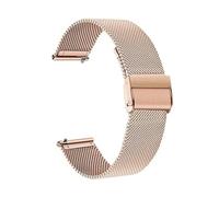 GerRit Pulsera de repuesto de 18 mm compatible con correa de reloj inteligente VENU 3S 2S/Vivoactive 3S 4S/Forerunner 265S 255S(Rose gold,For Venu 2S)