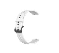GerRit Pulsera de silicona de 16 mm compatible con la banda de charla B3 B6 Accesorios de pulsera de reemplazo deportivo(White,For B7)