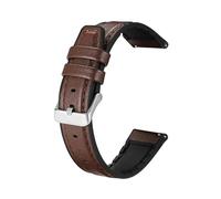 GerRit Pulsera GT3 GT2 Pro de 20 mm y 22 mm, correa de cuero de silicona compatible con Watch GT 4, 3, 2, 46 mm, pulsera inteligente GT2E(Coffee si,For Magic)