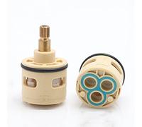 GERRIT Recambio de Cartucho de Grifo, Cartucho de Disco de cerámica de Repuesto for Grifo de una Sola manija, 18/22/25/26/28/33/35/40 mm, U-22 mm (Color: S 18 mm) (Color : I 33mm)