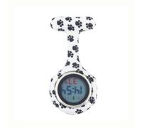 GeRRiT Reloj de Bolsillo, Reloj de Enfermera Digital Relojes de Bolsillo Médico Hospital Broche Reloj de Solapa Marca Fecha Semana