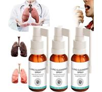 GeRRiT Spray de Limpieza pulmonar Herbal Lung Cleanse Mist Limpiador de pulmones Hidratante Cuidado de la Garganta Spray Desintoxicación del Aliento Herbal Lung Cleansing Spray