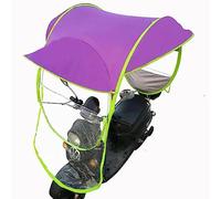 GERRIT toldo de Lluvia para Scooter, Toldo for Motocicleta, Techo for Bicicleta eléctrica, Parasol, Tienda de campaña, Paraguas for Bicicleta con Motor for Exteriores, Azul (Color : Purple)