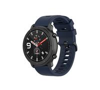 GerRit yzw6688 20 correas de silicona de 22 mm compatibles con GTR 47 mm 42 mm compatible con pulsera Stratos 3 2 2S BipS GTS Pace(Midnight Blue,For GT2 42mm)