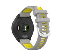 GerRit yzw6688 Compatible con Forerunner 255 265 245 645 55 Correa 18 20 22 mm Pulsera deportiva de silicona Compatible con Venu 2 2S SQ vivoactive 3 4 Correa(Gy2,Forerunner 245 645)