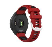 GerRit yzw6688 Compatible con Forerunner 255 265 245 645 55 Correa 18 20 22 mm Pulsera deportiva de silicona Compatible con Venu 2 2S SQ vivoactive 3 4 Correa(Re,18mm strap)