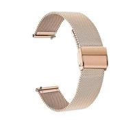 GerRit yzw6688 Correa de metal compatible con WATCH GT 3 2 Pro 46 mm 42 mm Correa de muñeca compatible con Magic 20 mm 22 mm Correa de acero inoxidable Pulseras de muñeca(Rose Gold,For GT 2 42mm)