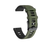 GerRit yzw6688 Correa de reloj deportiva de silicona compatible con Vantage V3 M2/M Band compatible con Pacer/Grit X Pro pulsera IGNITE 3 2 20 mm 22 mm Accesorios(Army green black,22mm)