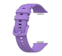GerRit yzw6688 Correa de silicona compatible con reloj Fit 2 Fit2 pulsera reloj + funda protectora transparente de TPU(Purple)