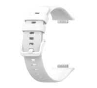 GerRit yzw6688 Correa de silicona compatible con reloj Fit 2 Fit2 pulsera reloj + funda protectora transparente de TPU(White)