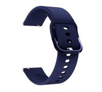 GerRit yzw6688 Correa de silicona de 20 mm compatible con Bip Lite Bip U/S Pop Smart Watch Band compatible con GTS 4 3 2(Midnight Blue)
