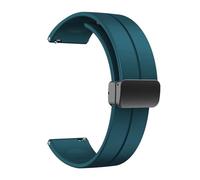 GerRit yzw6688 Correa de silicona de 20 mm y 22 mm compatible con Vantage V3 M2/M Grit X Pro Titan Sport Pulsera compatible con Ignite 3 2 Unite Pacer Band Pulsera(Dark green,22mm)
