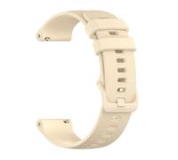 GerRit yzw6688 Correa de silicona de 20 y 22 mm compatible con pulsera deportiva Vantage V3 M2/M Grit X Pro Titan compatible con pulsera Ignite 3 2 Unite Pacer Band(Beige,20mm)