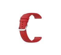 GerRit yzw6688 Correa de silicona de repuesto for reloj inteligente deportivo de 20 mm compatible con pulsera C60 C61 compatible con correa P8/P8 Mix/P28 Plus/V23/M40/i20(Red,20mm width)