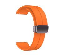 GerRit yzw6688 Correa de silicona magnética de 22 mm compatible con reloj S2, pulsera de reloj inteligente compatible con accesorios de banda S1 Active/Pro/Color 2(Orange)