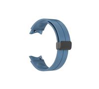 GerRit yzw6688 Correa de silicona sin espacio Compatible con Galaxy Watch 7/6/5/4 40 mm 44 mm 5 Pro 45 mm Correa de pulsera magnética Compatible con Watch 4 Classic(Official blue,Galaxy watch 5 44mm)
