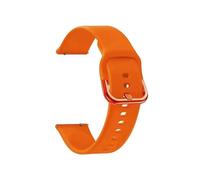 GerRit yzw6688 Correa deportiva de 20 mm compatible con GT 3 42 mm Correa deportiva de silicona compatible con GT 3 Pro 43 mm/Magic 2/GT2 42 mm Pulsera inteligente for mujer(Orange,20mm width)