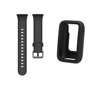 GerRit yzw6688 Funda de Silicona + Correa Compatible con Accesorios de Pulsera Band 7 Pro(Black)