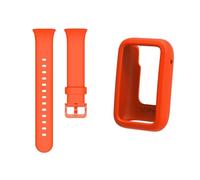 GerRit yzw6688 Funda de Silicona + Correa Compatible con Accesorios de Pulsera Band 7 Pro(Orange)