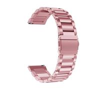 GerRit yzw6688 Pulsera de acero inoxidable de 20 mm compatible con la correa del reloj inteligente Bip S Lite compatible con la pulsera Bip U Pro/ P8/P8 Plus/P28 Plus(Pink)