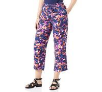 GERRY WEBER Edition Fácil Ajuste Pantalones, Impresión Azul/Morado/Rosa, 42 para Mujer