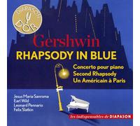 Gershwin : Rhapsody in Blue. Sanroma, Wild, Pennario, Saltkin.
