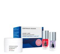 GERTRAUD GRUBER Set de cuidado de manos y uñas (SOS Nail 5 ml + capa de acabado 5 ml + exfoliante 50 ml)
