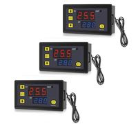 GERUI 3 Unidades de regulador de Temperatura Digital W3230 20 A DC 12 V, termostato Digital, Interruptor de Temperatura de 50 - 120 ℃ con Sensor NTC 10 K.