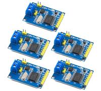 GERUI 5 unidades CAN-Bus Shield MCP2515 Bus Module SPI Protocolo para Arduino SCM 51 MCU ARM Controller con TJA1050 DC 5V Power Supply Converter Development Board