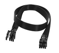 GERUI Cable de alimentación GPU de 8 pines ATX macho a 6+2 PCIe macho, longitud total 60 cm, compatible con fuentes de alimentación Corsair de tipo 3 y tipo 4, no apto para fuentes de alimentación
